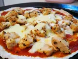 Receta Pizza de 400 calorias con ensalada