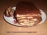 Receta Tarta de chocolate con galletas