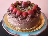 Receta Torta de chocolate y frutillas