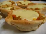 Receta Tartaletas de verduras y queso de cabra