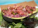 Receta Aguacate relleno de atún fresco