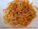 Receta Tallarines picantes