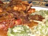 Receta Lomo con salsa de hongos secos y champignones