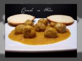 Receta Albondigas en salsa de cerveza y curry (fussioncook y termomix)