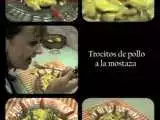 Receta Trocitos de pollo a la mostaza