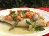 Receta Filetes de merluza al horno con menestras