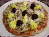 Receta Pizza hawaiana