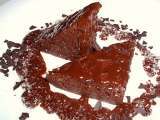 Receta Brownie con salsa de chocolate caliente