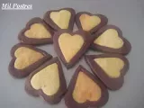 Receta Concurso de galletas. corazones de vainilla y chocolate