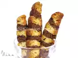 Receta Biscotti de vainilla y chocolate