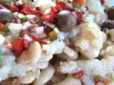 Receta Ensalada de judiones con bacalao