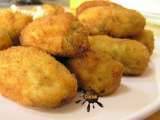 Receta Croquetas de berros y jamon serrano con ajitos