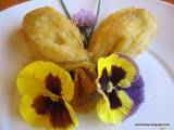 Receta Flores de calabacin rellenas en tempura