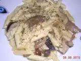 Receta Pasta con setas