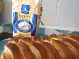 Receta Trenza-brioche de jamón y queso