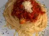 Receta Tallarines a la bolognesa