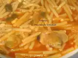 Receta Fideos con almejas (de lata)