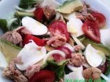 Receta Ensalada de canónigos con aguacate y mozzarella