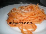 Receta Espaguetis con nata y tomate