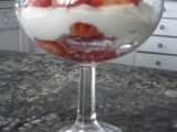 Receta Fresas con crema italiana