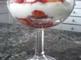 Receta Fresas con crema italiana