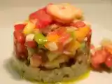 Receta Tartar de verduras y frutas ( lo mejor de cada casa)