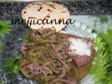 Receta Carne con nopales y chile verde