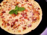 Receta Omelet colorida con longaniza, zanahoria y tomate