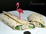 Receta Wrap de atún con tzatziki