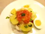 Receta Ensalada a lo pobre con bacalao