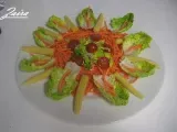 Receta Ensalada de zanahoria, maíz, tomates cherry y cogollos