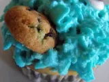 Receta Receta numero 21 muffins de cookies con lacasitos y monstruo de las galletas