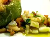 Receta Calabacines rellenos de sepia