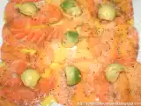 Receta Carpaccio de salmón con aguacate