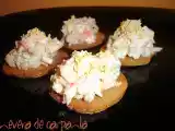 Receta Mossets de carranc (bocaditos de cangrejo)