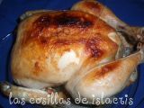 Receta Pollo asado relleno en fussioncook