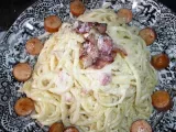Receta Espagueti carbonara