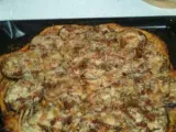 Receta Pizza de berenjenas