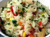 Receta Ensalada mediterránea de arroz