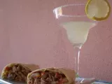 Receta Burritos de pollo y margarita (chicken burrito and margarita)