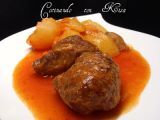 Receta Carrilleras en salsa con patatas( fussioncook)