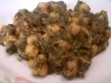 Receta Acelgas con garbanzos