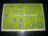 Receta Tarta campo de futbol