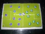 Receta Tarta campo de futbol