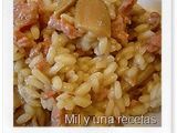 Receta Risotto con salchicha y boletus