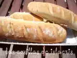Receta Pan de barra en pirex
