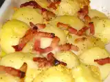 Receta Papas al ajo con bacon