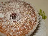 Receta Muffins de platano rellenos de chocolate