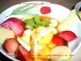 Receta Macedonia de frutas a la miel.