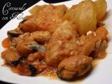 Receta Guiso de bacalao con mejillones (fussioncook)